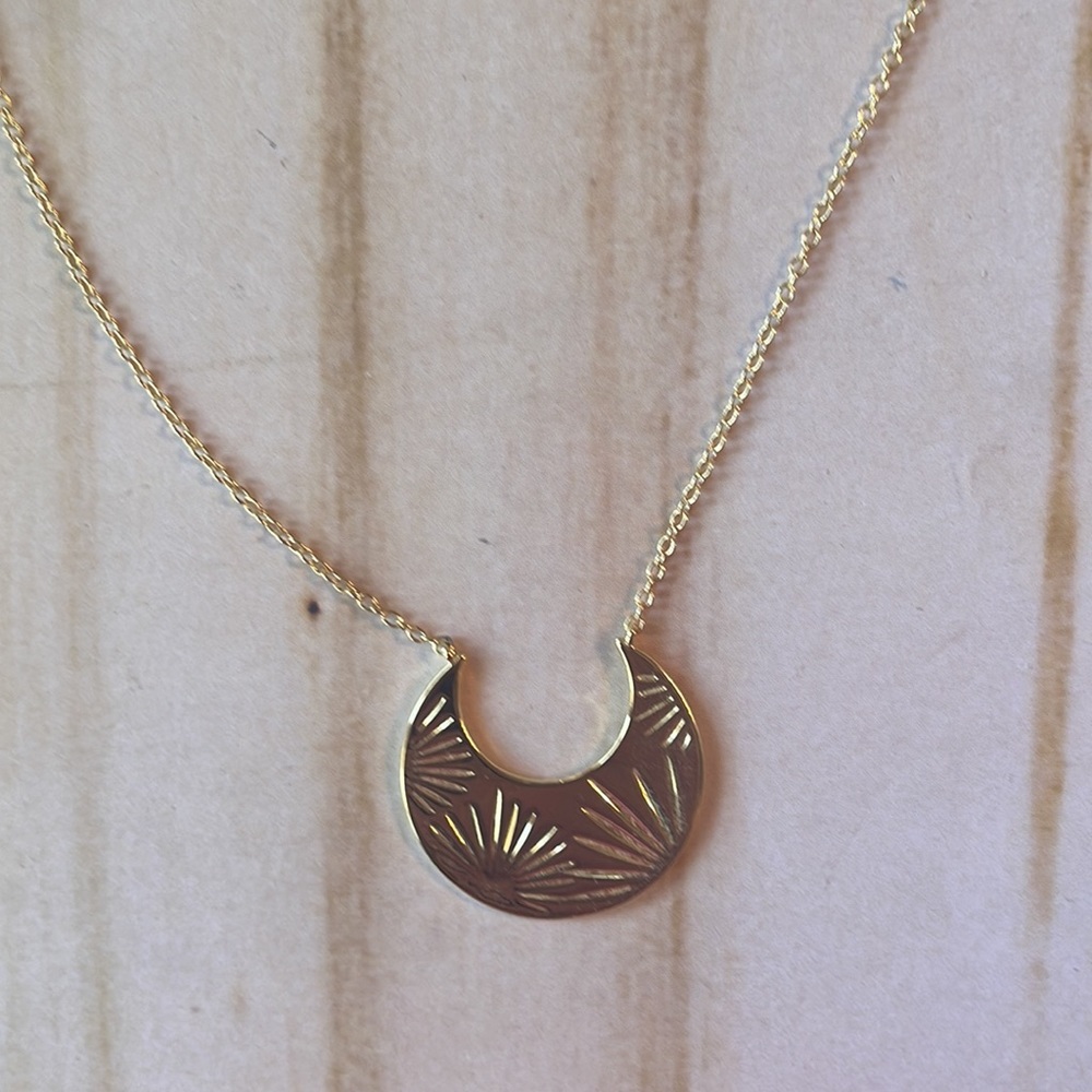 Gorjana Azul Crescent Necklace - Picture 6 of 9
